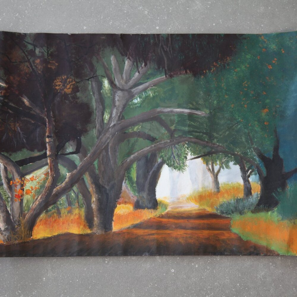 "Departing from the Broad Road." Original Artwork by Artisanne.